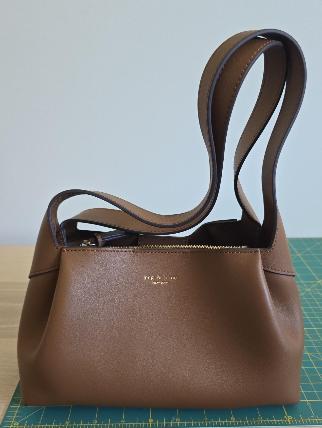 Rag & Bone Cognac Leather Shoulder Bag